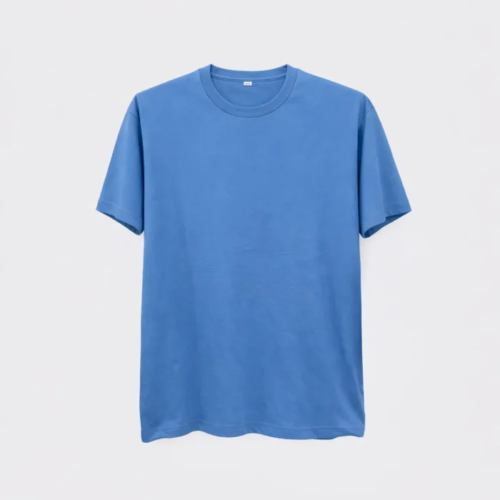 Crew Neck T-Shirt – Blue