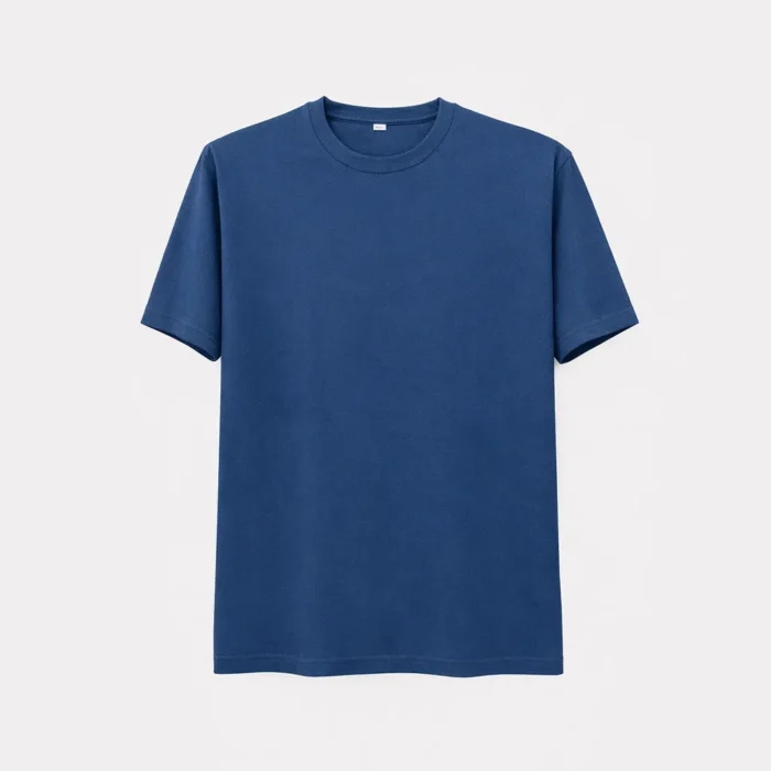 Crew Neck T-Shirt – Navy Blue