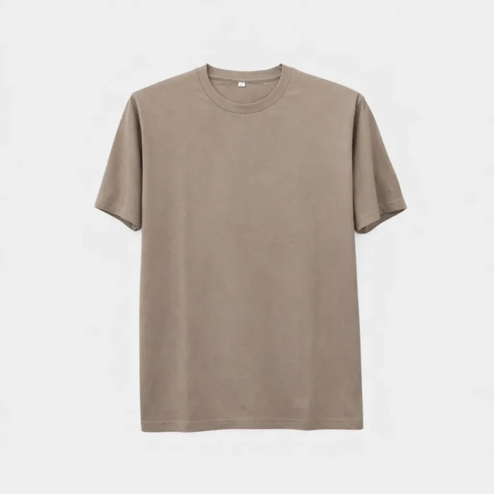Crew Neck T-Shirt – Taupe